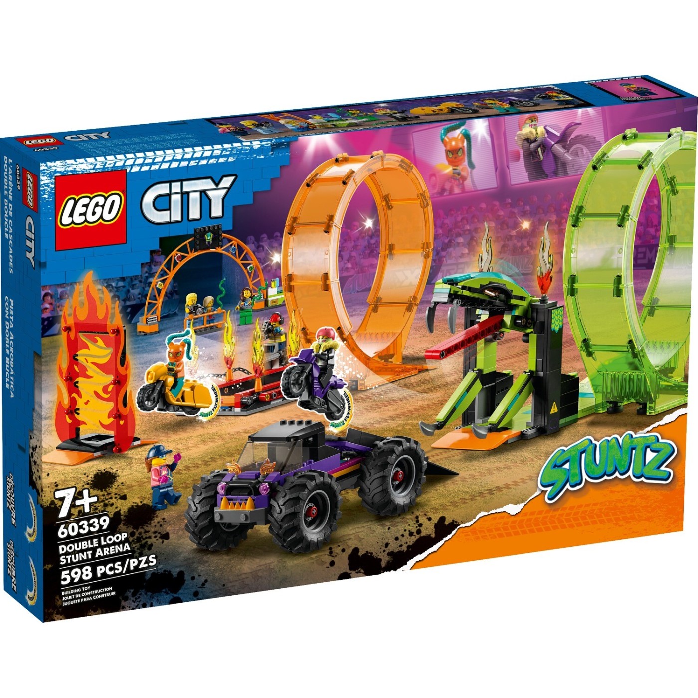 LEGO Toy LEGO City: Stuntz - Double Loop Stunt Arena 60339