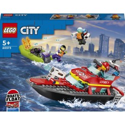LEGO City Διασωστικό Πυροσβεστικό Σκάφος 60373 5702017416335