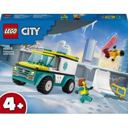 LEGO City Emergency Ambulance and Snowboarder 60403 5702017566764