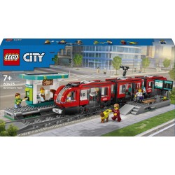 LEGO City Downtown Streetcar And Station 60423 | Toys-shop.gr