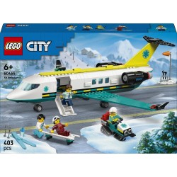 LEGO City emergency air ambulance airplane 60465 | Toys-shop.gr