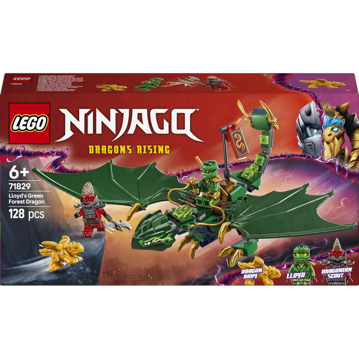 LEGO NINJAGO 71829 Lloyd's Green Forest Dragon (2)