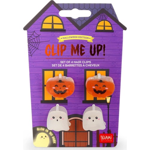 Legami halloween σετ μίνι κλιπς μαλλιών-clip me up!-ghost HCL0005 | Toys-shop.gr