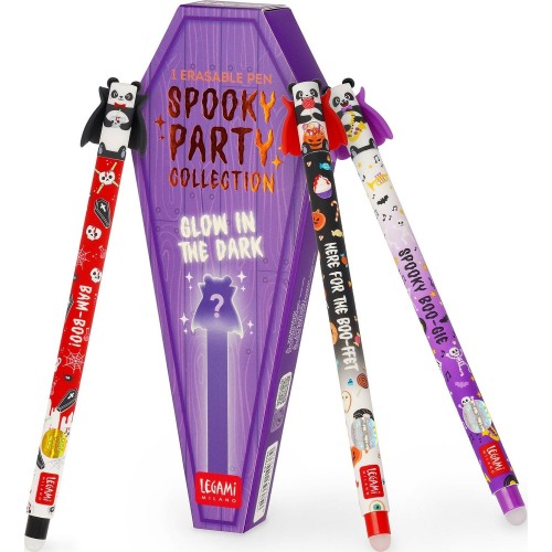Legami Halloween Erasable Gel Pen spooky Party - Blind Box panda vampire EP0095 | Toys-shop.gr