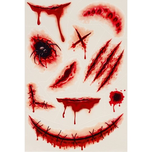 Legami halloween τατουάζ-creepy tattoos-scar SFT0001 | Toys-shop.gr