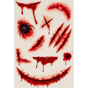 Legami halloween τατουάζ-creepy tattoos-scar SFT0001 | Toys-shop.gr