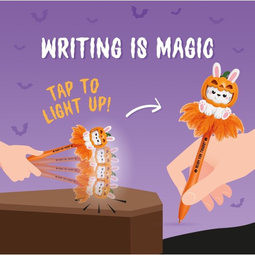 Legami Light-up Ballpoint Pen - Pumpkin Bunny - Writing is Magic bunny pumpkin WIM0001 | Toys-shop.gr