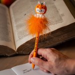 Legami Light-up Ballpoint Pen - Pumpkin Bunny - Writing is Magic bunny pumpkin WIM0001 | Toys-shop.gr