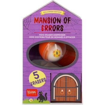 Legami Mini Eraser Dispenser - Mansion of Errors ED0001 | Toys-shop.gr