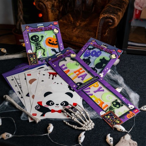 Legami halloween αυτοκόλλητα παραθύρου-windo-glow-small GGH0002 | Toys-shop.gr