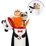 Legami Panda bam-boo 2-in-1 Silicone Pencil Case - Kawaii panda vampire KA0029 | Toys-shop.gr