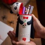 Legami halloween κασετίνα-μολυβοθήκη-kawaii 2 in soft silicone-panda bam-boo KA0029 | Toys-shop.gr