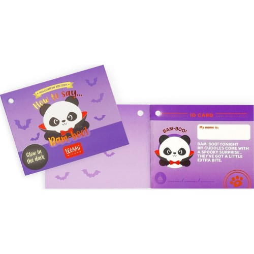 Legami halloween λούτρινο-super soft!-mini-panda bam-boo MSC0021 | Toys-shop.gr