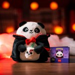 Legami Panda Stuffed Toy bam-boo Halloween - Mini Super Soft! panda vampire MSC0021 | Toys-shop.gr
