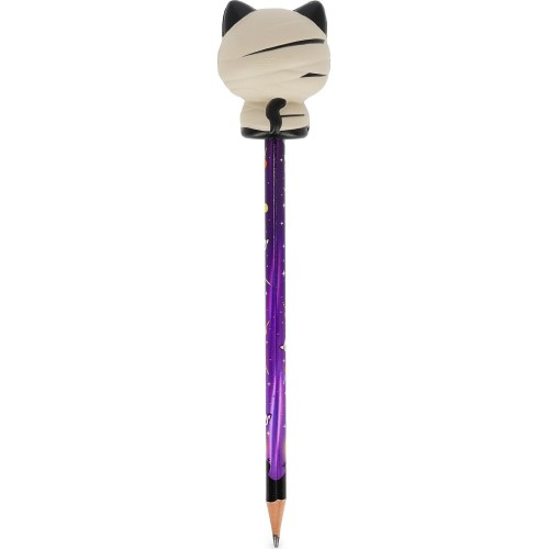 Legami Pencil With Halloween Squishy Mummy Cat nine Lives Later - Squeezies kitty  PSQ0009 | Toys-shop.gr