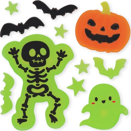 Legami halloween σετ 11 αυτοκόλλητα παραθύρου-windo-glow GGH0001 | Toys-shop.gr