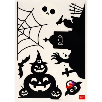 Legami halloween σετ 40 αυτοκόλλητα παραθύρου-windo-wow WDS0003 | Toys-shop.gr