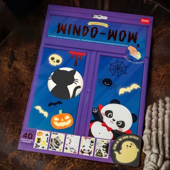 Legami halloween σετ 40 αυτοκόλλητα παραθύρου-windo-wow WDS0003 | Toys-shop.gr
