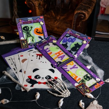 Legami halloween σετ 40 αυτοκόλλητα παραθύρου-windo-wow WDS0003 | Toys-shop.gr
