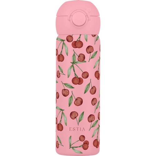 Estia Thermos Children's Handy Bottle Save THE Aegean 470ml Cherry Rose 01-55370 | Toys-shop.gr