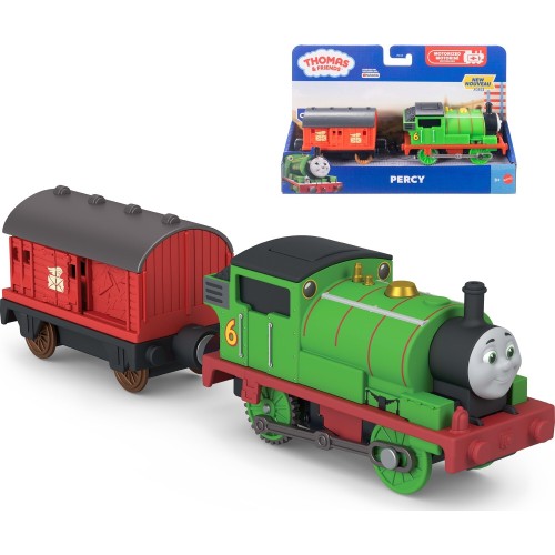 Mattel Thomas & Friends by Fisher-price Motorized Percy Engine & Mail Car, Battery-powered Toy Train JLL44 / JLL46 | Toys-shop.g
