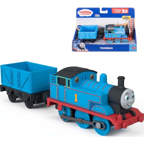 Mattel Thomas & Friends by Fisher-price Motorized Thomas Engine & Cargo Car, Battery-powered Train JLL44 / JLL45 | Toys-shop.gr