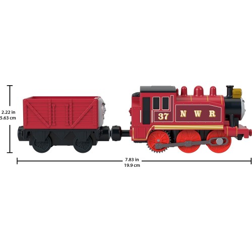 Mattel Thomas & Friends by Fisher-price Motorized Train, Battery-powered Toy Rosie Engine & Troublesome Truck JLL44 / JLL52 | To