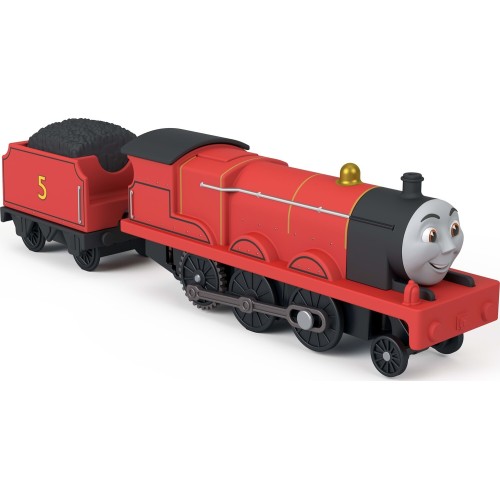 Mattel Thomas & Friends by Fisher-price Motorized James Engine & Tender, Battery-powered Toy Train JLL44 / JLL51 | Toys-shop.gr