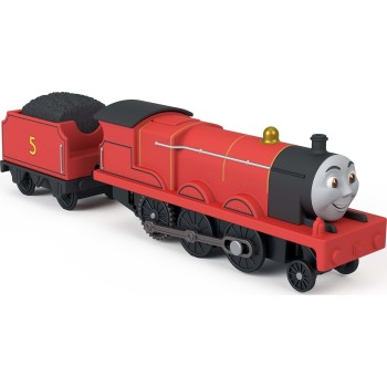 Mattel Thomas & Friends by Fisher-price Motorized James Engine & Tender, Battery-powered Toy Train JLL44 / JLL51 | Toys-shop.gr