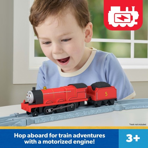 Mattel Thomas & Friends by Fisher-price Motorized James Engine & Tender, Battery-powered Toy Train JLL44 / JLL51 | Toys-shop.gr