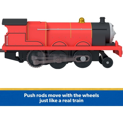 Mattel Thomas & Friends by Fisher-price Motorized James Engine & Tender, Battery-powered Toy Train JLL44 / JLL51 | Toys-shop.gr