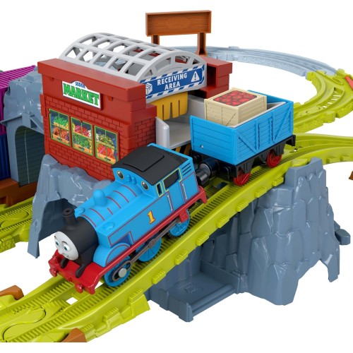 Mattel Thomas & Friends Cranky’s Dockside Delivery Train Set From Fisher-price With Motorized Thomas Engine JLL40 | Toys-shop.gr