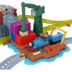 Mattel Thomas & Friends Cranky’s Dockside Delivery Train Set From Fisher-price With Motorized Thomas Engine JLL40 | Toys-shop.gr