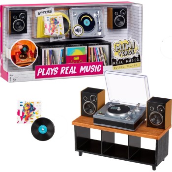 MGA Entertainment Mgas Miniverse Real Music Mini Record Player Collectable - Mini Record Play 254249 | Toys-shop.gr