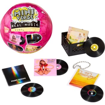 MGA Entertainment Mgas Miniverse Real Music Mini Vinyl Records - 4 Playable Mini Records With 247906 | Toys-shop.gr