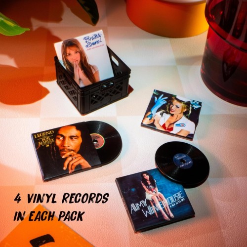 MGA Entertainment Mgas Miniverse Real Music Mini Vinyl Records - 4 Playable Mini Records With 247906 | Toys-shop.gr