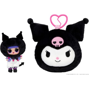 MGA Entertainment LOL Surprise Loves Hello Kitty and Friends Reversible Plush- Blind Plush With Matching Tot, Reversible Sanrio 