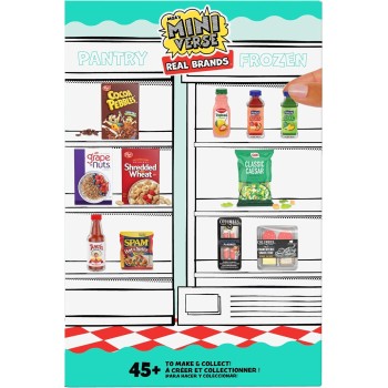 MGA Entertainment Mgas Miniverse Real Brands Series 2 Mini Collectibles - Blind Pack, Hyper-realistic Replica Food Brands, Surpr