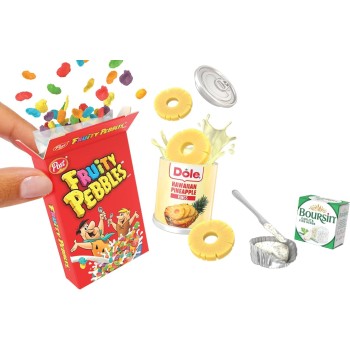 MGA Entertainment Mgas Miniverse Real Brands Series 2 Mini Collectibles - Blind Pack, Hyper-realistic Replica Food Brands, Surpr