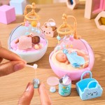 MGA Entertainment Mgas Miniverse Make It Mini Real Baby Nurture - Blind Packaging, Baby Care Themed Mini Collectibles, 8 Styles 