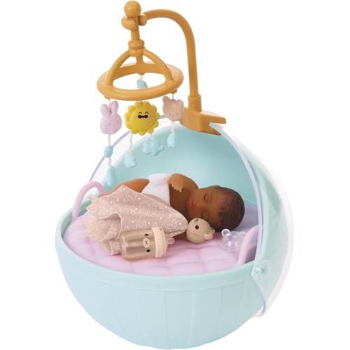 MGA Entertainment Mgas Miniverse Make It Mini Real Baby Nurture - Blind Packaging, Baby Care Themed Mini Collectibles, 8 Styles 