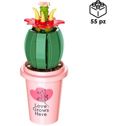 Globo Cubix Ροζ Φυτό Με Γλάστρα   | Toys-shop.gr