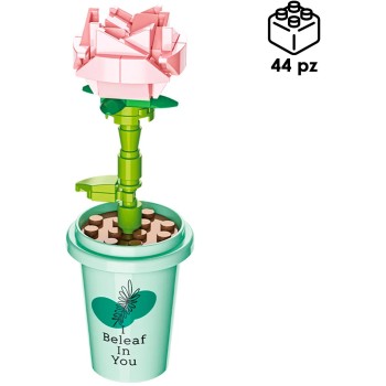 Globo Cubix Potted Flower In Various Designs  | Toys-shop.gr