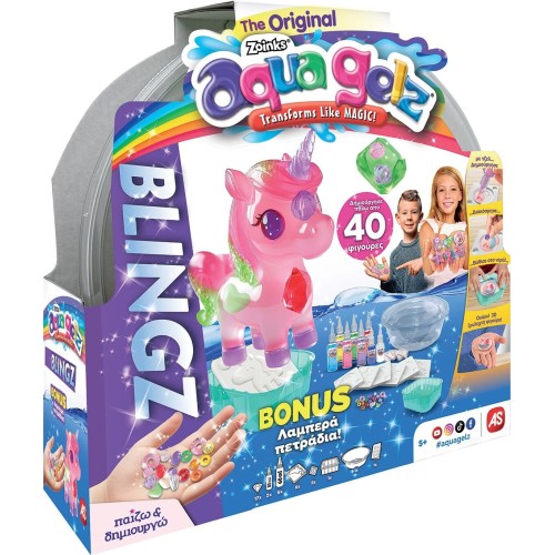 As company AS Aqua Gelz Squishy Figures - Blingz De Luxe Playset For Ages 5+ 1080-40342 | Toys-shop.gr
