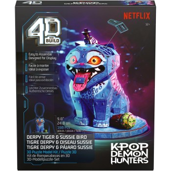 Spin Master 4D Build Kpop Demon Hunters Derpy Tiger & Sussie Bird 3D Puzzle Model Kit 6077589 | Toys-shop.gr