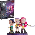 Spin Master 4D Build Kpop Demon Hunters Huntr/x Chibi Character 3D Puzzle Model Kit 6078016 | Toys-shop.gr