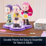 Spin Master 4D Build Kpop Demon Hunters Huntr/x Chibi Character 3D Puzzle Model Kit 6078016 | Toys-shop.gr