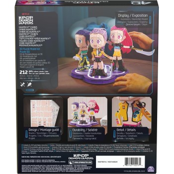Spin Master 4D Build Kpop Demon Hunters Huntr/x Chibi Character 3D Puzzle Model Kit 6078016 | Toys-shop.gr
