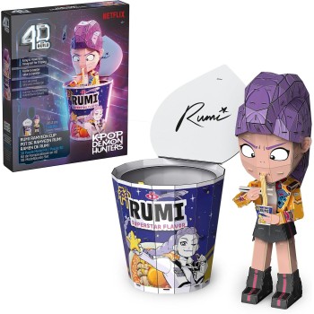 Spin Master 4D Build Kpop Demon Hunters Rumi in Ramyeon Cup 3D Puzzle Model Kit 6077588 | Toys-shop.gr