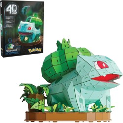 Spin Master 4D Build Pokemon Bulbasaur 3D Puzzle Model Kit, Desk Decor, Shelf Display 6075062 | Toys-shop.gr
